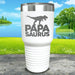 Papasaurus Engraved Tumbler Tumbler ZLAZER 30oz Tumbler White 