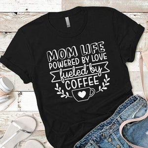Mom Life Premium Tees T-Shirts CustomCat Black X-Small 