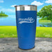 Momlife Engraved Tumbler Tumbler ZLAZER 20oz Tumbler Blue 