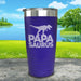 Papasaurus Engraved Tumbler Tumbler ZLAZER 20oz Tumbler Royal Purple 