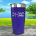 #1 Dad (CUSTOM) With Child's Name Engraved Tumbler Tumbler ZLAZER 20oz Tumbler Royal Purple 