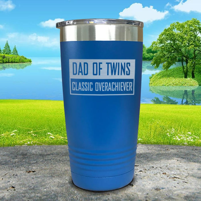 Dad Of Twins Engraved Tumbler