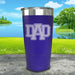 Dad Engraved Tumbler Tumbler ZLAZER 20oz Tumbler Royal Purple 