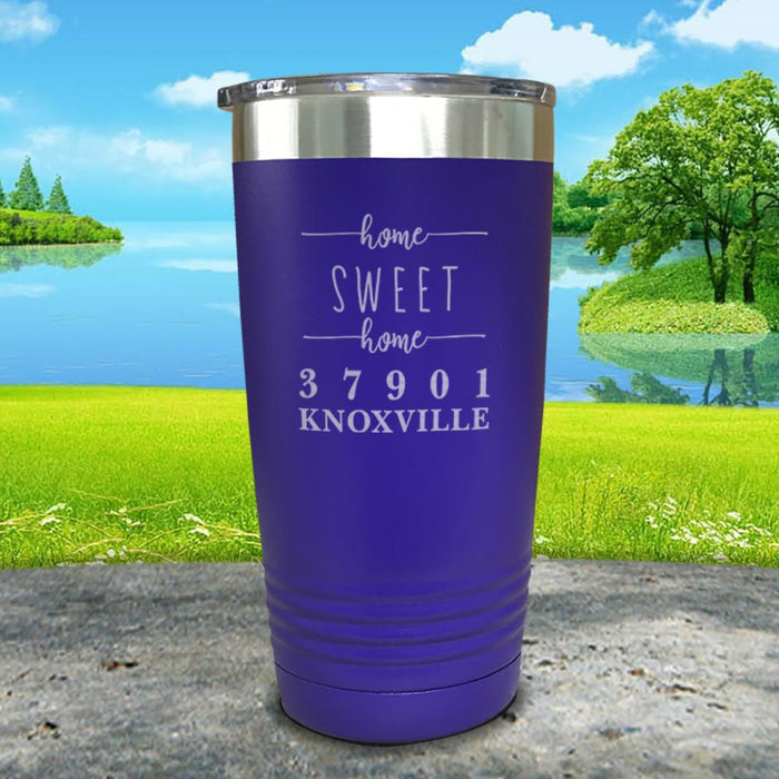 Home Sweet Home Zip Code Engraved Tumbler