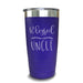 Blessed Uncle Engraved Tumbler Engraved Tumbler ZLAZER 20oz Tumbler Royal Purple 