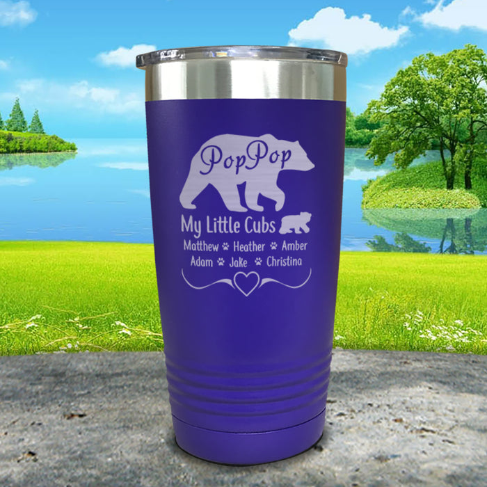 Grandparents Bear (CUSTOM) With Names Engraved Tumblers