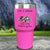 A Woman Who Loves Motorcycles Color Printed Tumblers Tumbler Nocturnal Coatings 30oz Tumbler Pink 