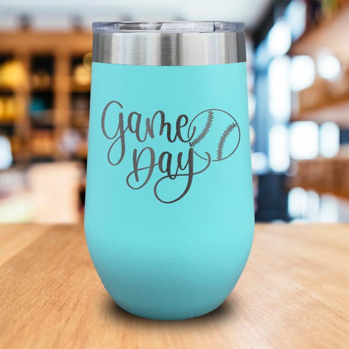 Game Day Engraved Wine Tumbler