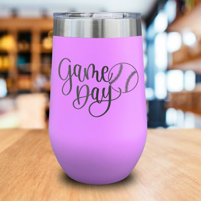 Game Day Engraved Wine Tumbler