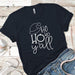 HoHoHo Yall Premium Tees T-Shirts CustomCat Midnight Navy X-Small 