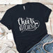 Cheers Bitches Premium Tees T-Shirts CustomCat Midnight Navy X-Small 