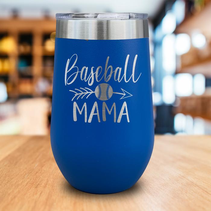 Baseball Mama Engraved Wine Tumbler