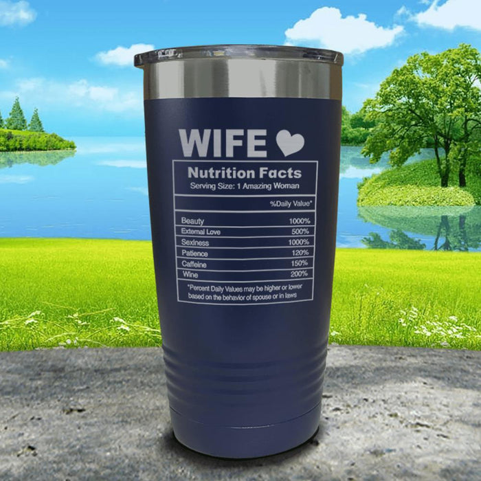 Nutrition Facts Engraved Tumbler