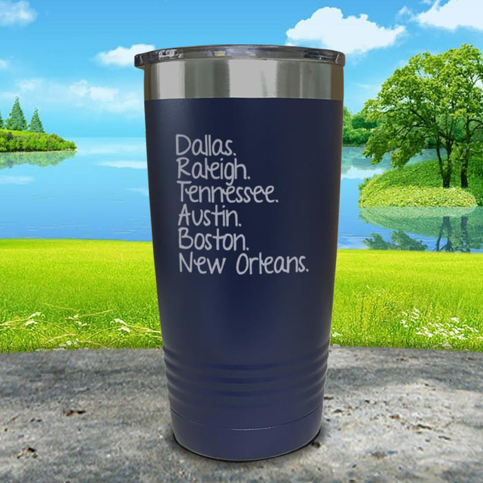 Dallas Raleigh Tennessee Engraved Tumbler