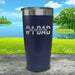 #1 Dad (CUSTOM) With Child's Name Engraved Tumbler Tumbler ZLAZER 20oz Tumbler Navy 