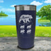 Mama Bear Nurse (CUSTOM) With Child's Name Engraved Tumblers Tumbler ZLAZER 20oz Tumbler Navy 