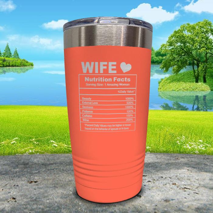 Nutrition Facts Engraved Tumbler