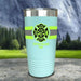 Personalized Firefighter FULL Wrap Color Printed Tumblers Tumbler ZLAZER 20oz Tumbler Mint 