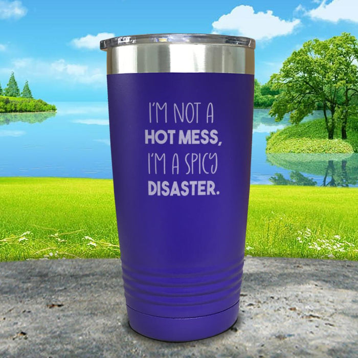 Hot Mess Spicy Disaster Engraved Tumbler