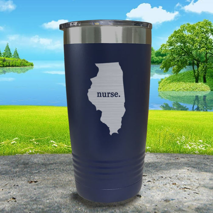 Nurse Illinois Premium Laser Engraved Tumbler