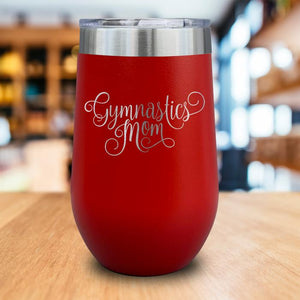 Gymnastics Mom Engraved Wine Tumbler