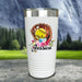 CUSTOM Softball Glove Color Printed Tumblers Tumbler Nocturnal Coatings 20oz Tumbler White 