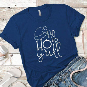 HoHoHo Yall Premium Tees T-Shirts CustomCat Royal X-Small 