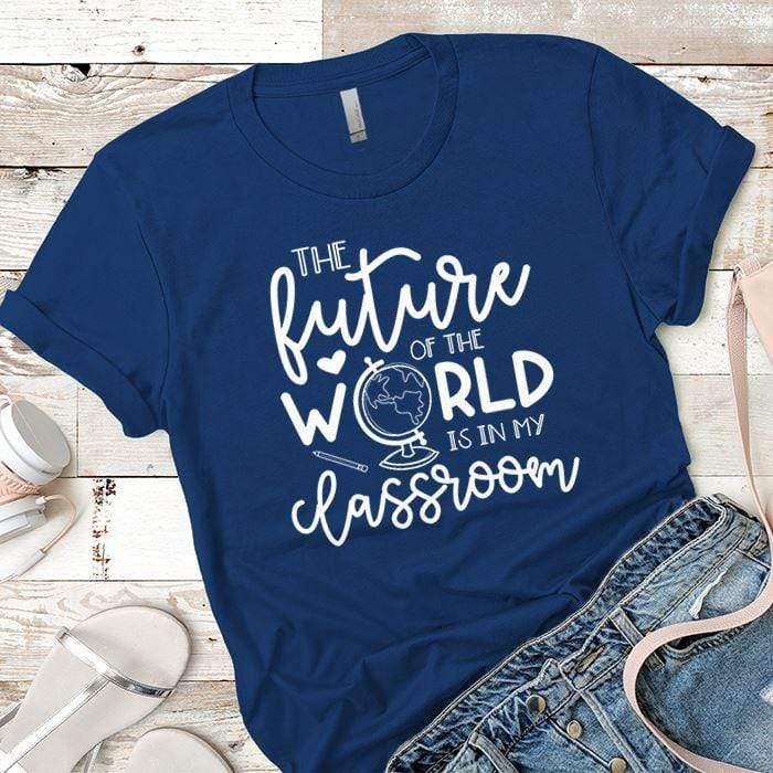 Future Of The World Premium Tees T-Shirts CustomCat Royal X-Small 