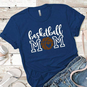 Basketball Mom Premium Tees T-Shirts CustomCat Royal X-Small 