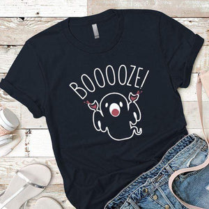 Booooze Premium Tees T-Shirts CustomCat Midnight Navy X-Small 