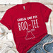 Check Out My Boo-Tee Premium Tees T-Shirts CustomCat Red X-Small 