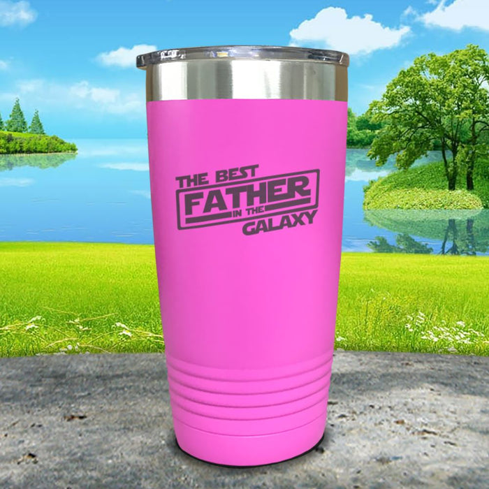 The Best Father In The Galaxy Engraved Tumbler