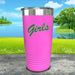 Famous Girls Color Printed Tumblers Tumbler Nocturnal Coatings 20oz Tumbler Pink 