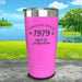 Aged To Perfection (CUSTOM) Engraved Tumbler Tumbler ZLAZER 20oz Tumbler Pink 