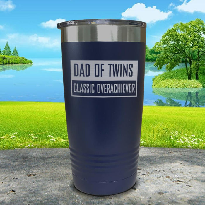 Dad Of Twins Engraved Tumbler