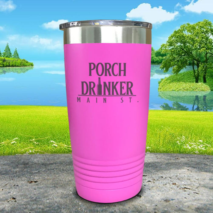 Porch Drinker Personalized Engraved Tumbler