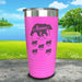 Mama Bear Nurse (CUSTOM) With Child's Name Engraved Tumblers Tumbler ZLAZER 20oz Tumbler Pink 