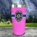 Personalized Police FULL Wrap Color Printed Tumblers Tumbler ZLAZER 20oz Tumbler Pink 