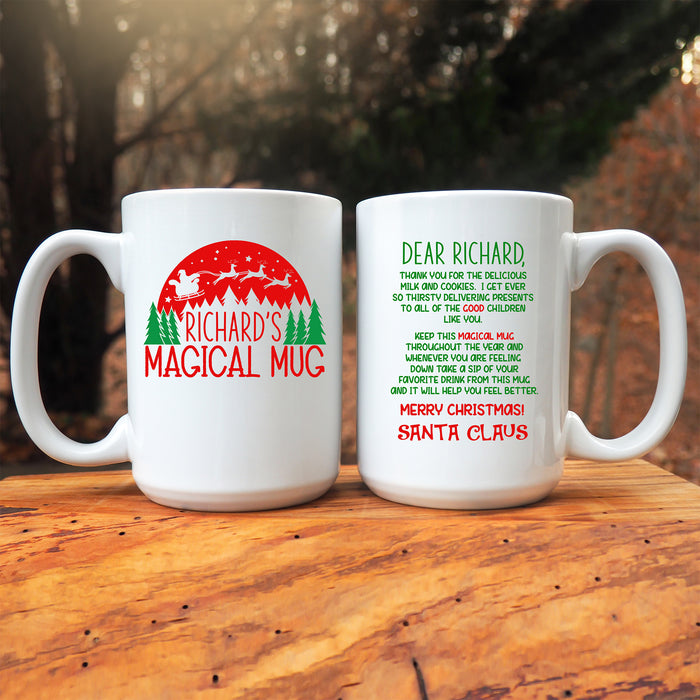 Santa's Magical Mug Personalized With Child's Name