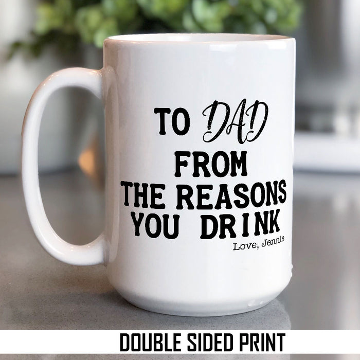 To Dad Personalized Mug