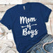 Mom Of Boys Premium Tees T-Shirts CustomCat Royal X-Small 