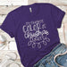 Christmas Lights Premium Tees T-Shirts CustomCat Purple Rush/ X-Small 