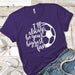 Soccer Biggest Fan Premium Tees T-Shirts CustomCat Purple Rush/ X-Small 