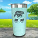 Mama Bear Nurse (CUSTOM) With Child's Name Engraved Tumblers Tumbler ZLAZER 20oz Tumbler Mint 