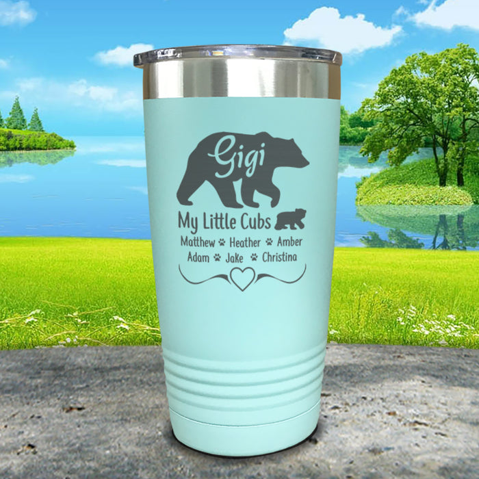 Grandparents Bear (CUSTOM) With Names Engraved Tumblers