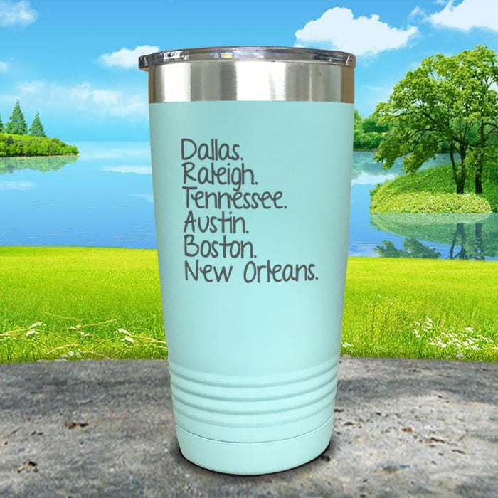 Dallas Raleigh Tennessee Engraved Tumbler