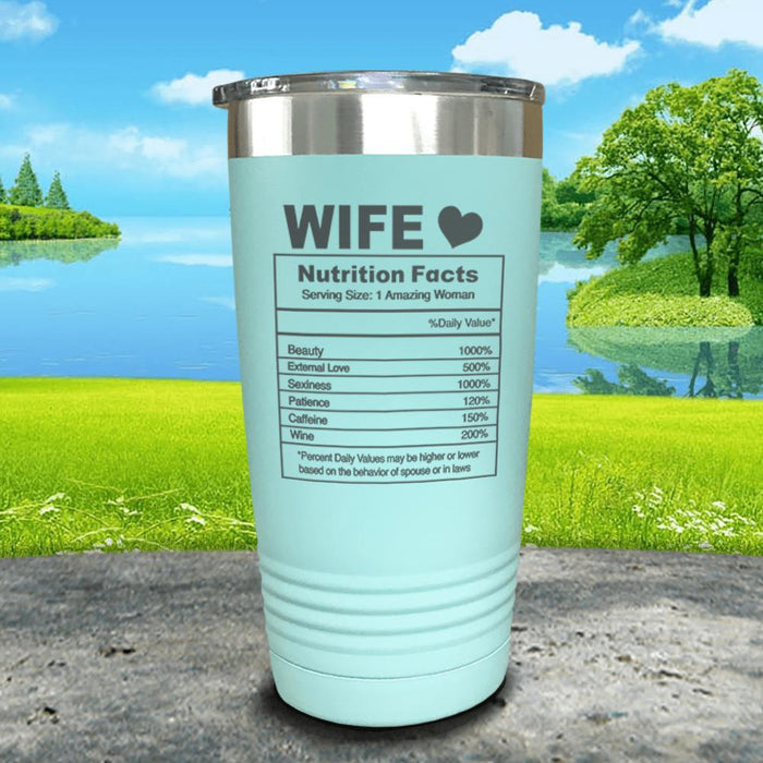 Nutrition Facts Engraved Tumbler