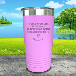 Snoring Personalized Engraved Tumbler
