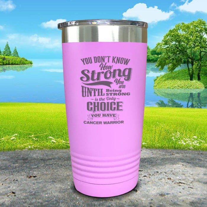 Cancer Warrior Engraved Tumbler