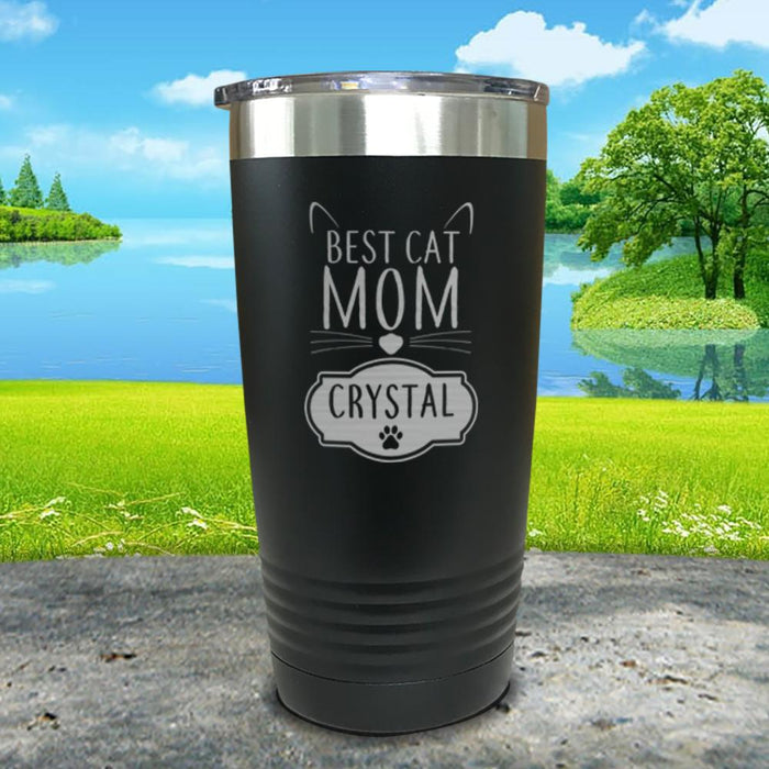 Best Cat Mom Personalized Engraved Tumbler